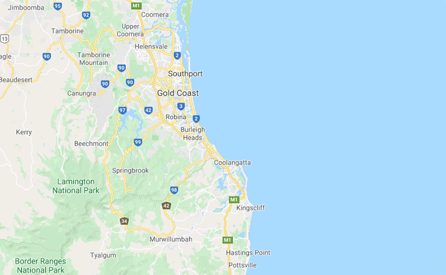 Contact map